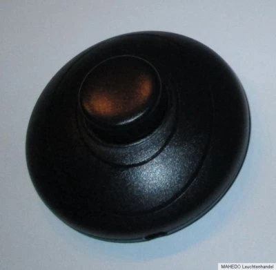 Fußschalter Fussschalter Tretschalter Fuß Fußtret Stehlampen Schalter schwarz 2A - Bild 1 von 4