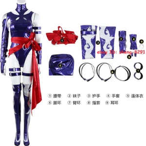 Game Marvel Rivals Psylocke Jumpsuits Outfit Cosplay Bodysuit Halloween Costume - Picture 1 of 25