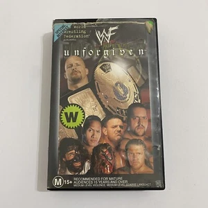 WWF Unforgiven 1999 (VHS, 1999) WWE Wrestling Video Tape Big Box Rare Ex Rental - Picture 1 of 5
