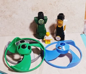 LEGO AIRJITZU Ninja Spinner Propeller Copter NINJAGO GREEN Blue SILVER Ninjago - Picture 1 of 3