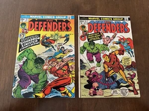 Defenders #9 & #13 Avengers Crossover! Dr. Strange! Black Panther! Marvel 1973 - Picture 1 of 17