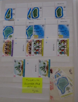TUVALU - ASSORTMENT OF SETS - MNH - CAT VAL  $32.00 - Image 1 of 4