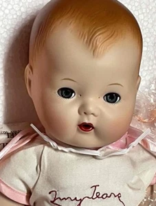 1999 Danbury Mint Tiny Tears Porzellan Puppe Layette Koffer - Bild 1 von 11