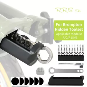 Verdeckte Werkzeugtasche für Brompton für Schraubenschlüssel und Werkzeuge - Bild 1 von 15