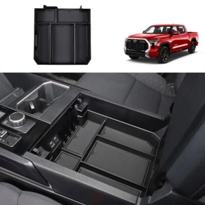 For Toyota Tundra 2022-2024 Center Console Armrest Storage Box Organizer L8 - Picture 1 of 11