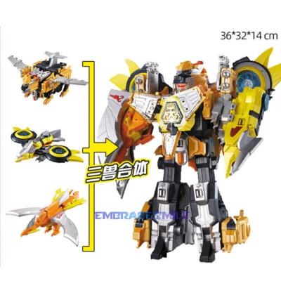 Gaint Saver Battle Strike Team Assult Saver Transformation Robot Figure Set - Image 1 of 2