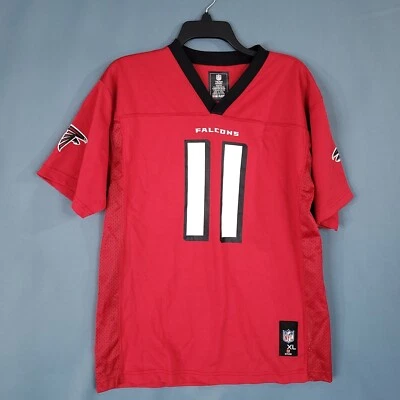 Ropa del equipo de la NFL juvenil Atlanta Falcons #11 Jones camiseta manga corta roja talla XL Foto 1 de 4