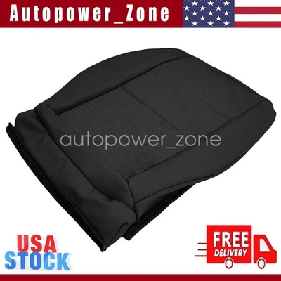 Front Driver Leather Bottom Seat Cover Black For 2008-2015 Mercedes Benz GLK350 - Изображение 1 из 4