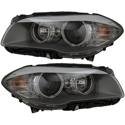 SET-H57011087961-D Hella Set of 2 HID Headlights Lamps  Driver & Passenger Pair Foto 1 de 4