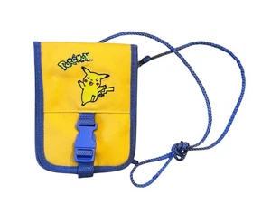Vintage Pokemon Pikachu Nintendo GameBoy Color Travel Carrying Case YELLOW - Picture 1 of 6