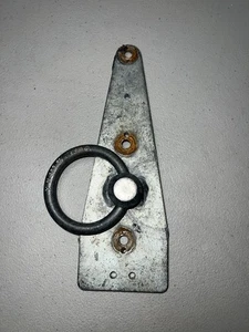 Schwerlast Stahl Zurrbügel mit geschweißter D-Ring Anker Montageplatte - gebraucht - Bild 1 von 2
