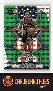 2021-22 Mosaic #257 Scottie Barnes Raptors Green Mosaic Nat Pride RC Rookie - Picture 1 of 2