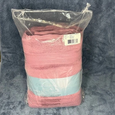 Juego de 2 toallas de baño de lujo Charisma 100 % algodón orquídea oscura 30x58 NUEVO Foto 1 de 4