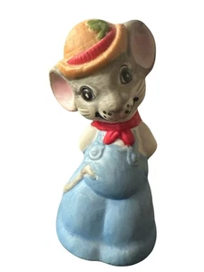 VTG. Jasco Hand Painted Mouse Bell Japan - Picture 1 of 7