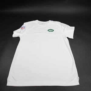 New York Jets Nike NFL On Field Dri-Fit Short Sleeve Shirt Men's White Used - Picture 1 of 7