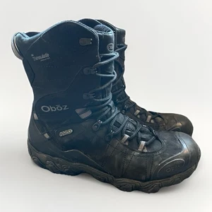 Oboz Herren Bridger 10" Thermo Wandern Jagd Stiefel Größe 10,5 Wasserdicht Bdry - Bild 1 von 9