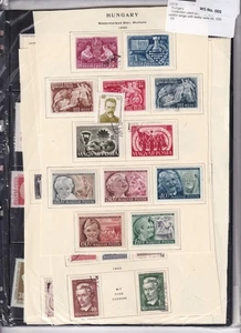 HUNGARY COMMEMORATIVE & DEFIN COLLECTION BETWEEN 1947 - 1964+ STC £95 - Picture 1 of 17