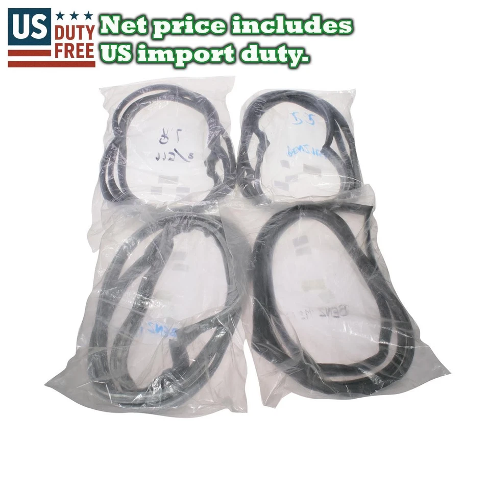 Conjunto de tiras climáticas Fit 1968-1976 Mercedes Benz W114 Sedan 250 250C 280CE 280E porta - Imagem 1 de 4