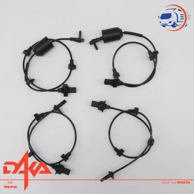 4 Set ABS Wheel Speed Sensor For Honda City Fit 2015-2019 57455-T5A 57450-T5A - Image 1 of 4