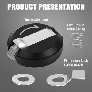Film Rewind Knob Repair Assembly for Nikon film cameras FM FE FM2 FE2 FA FM3A - Picture 1 of 11