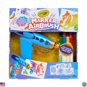 DIY Airbrush Spray Kunst Kit für Kinder, Marker Kunst Set, kreatives Geschenk für Alter 6+ - Bild 1 von 6