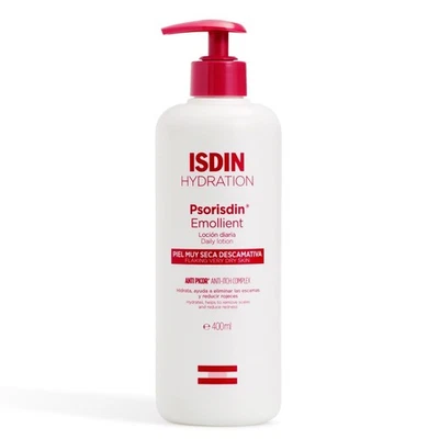 ISDIN Hydration Psorisdin Loción Emoliente 400 ml – Cuidado Diario para Piel con - Imagen 1 de 4