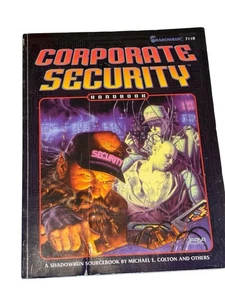 FASA Shadowrun 7118 Corporate Security Handbook RPG Sourcebook - Picture 1 of 12