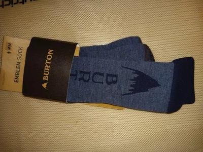 Meia de esqui Burton snowboard humor urze índigo masculina tamanho M, nova - Imagem 1 de 2
