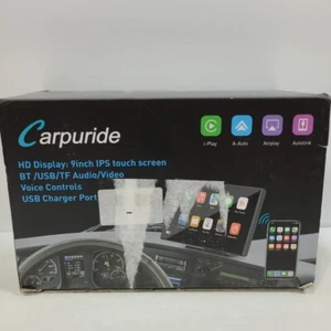 Carpuride NUOVO 9 pollici autoradio portatile wireless Apple Carplay Android Auto USA - Foto 1 di 9