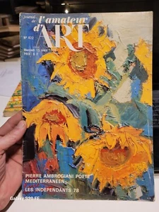 Journal De L'amateur D'art 622 .. Pierre Ambrogiani Poete Mediterraneen.. 1978 - Bild 1 von 3