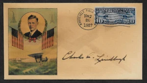 Charles Lindbergh collector envelope w original period stamp 90 years old *O1173 - Picture 1 of 1