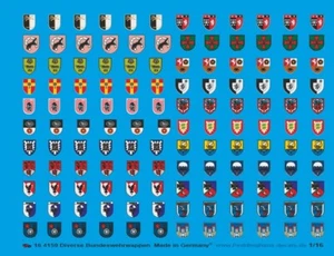 Pedddinghaus -decals 1/16 4159 Divers Bundeswehrwappen - Photo 1 sur 1
