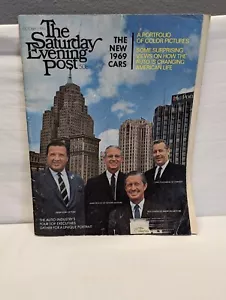 The Saturday evening post October 5 1968 the new Cars of 1969, & O.J Simson - Picture 1 of 11