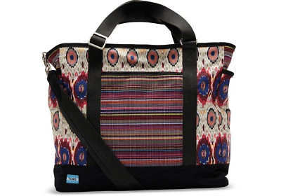  Toms Multi Stripe Mix Baby Bag Tote - Image 1 of 3
