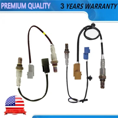 Juego de 4 sensores de oxígeno O2 aguas arriba + aguas abajo para Kia Sedona 2011 2012 3,5 L V6 Foto 1 de 4