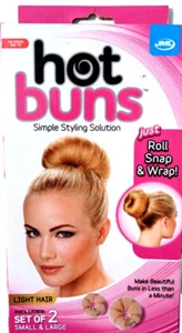 Genuine JML Hot Buns All Day Hair Up Simple Styling Donut Bun Rings- Blonde Hair - Picture 1 of 4
