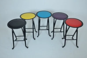 Folding Stool Bar,Padded, Heavy duty, Portable, for indoor, outdoor, dorm,picnic - Picture 1 of 4