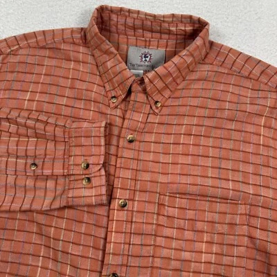The Territory Ahead Shirt Men's 2XL Coral Plaid Button Down Cotton Preppy - Image 1 of 4