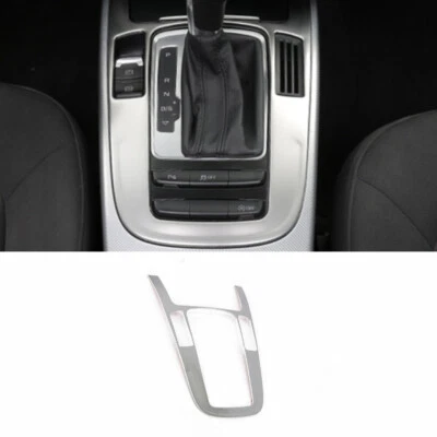 Fit For Audi A4 A5 2009-16 Silver Steel Inner Gear Shift Panel Decor Cover Trim - Image 1 of 4