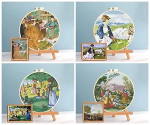 Art Cross stitch Famous Painting Embroidery patterns 4 pdfs on USB Flash Drive - Picture 1 of 5