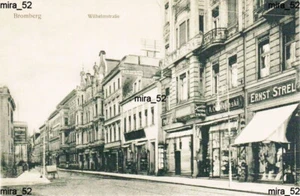 Fk Bromberg W.-Pr. - Jahr 1915 - Wilhelmstrasse !!! - Bild 1 von 1