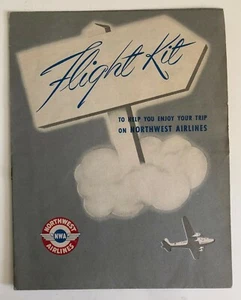 Northwest Airlines Flugset Paket Flaggschiff - 1947 + Fahrplan - Bild 1 von 3