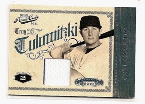 CAMISETA TROY TULOWITZKI 2011 PANINI PRIME CORTES JUEGO USADA A RAYAS #/199 - Imagen 1 de 1