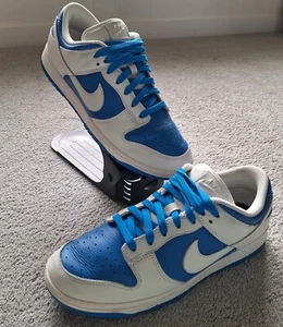 Nike By You Dunk Low ~ Royal Blue Off White Sail ~ UK 8 Nike ID Premium Leather - Picture 1 of 15