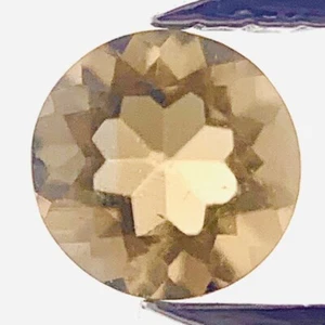 Echter Gelber Runder Citrin 0.07ct 2.7-3.0mm - Bild 1 von 1
