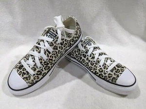 Converse Girl's CTAS OX Multicolor Leopard Sneakers - Size 11/3 NWB 366297F - Picture 1 of 7