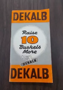 Vintage 1963 DEKALB "Raise 10 Bushels More" Corn Farming Booklet - Picture 1 of 4