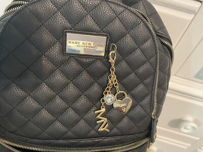 Marc Andrew Black Mini Backpack  - Image 1 of 4