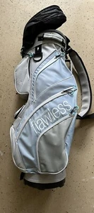Top Flite Flawless Golf Cart Carry Bag Purple 14 Way Divider 9 Pockets Strap - Picture 1 of 5