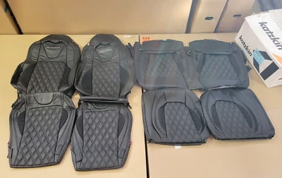 New ROUSH RECARO LEATHER SEATS Fit 2015-2023 Ford Mustang GT  BLACK - Image 1 of 4